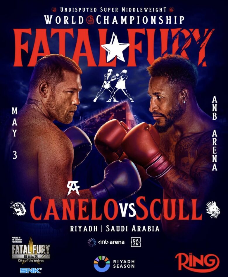 カネロ・アルバレスvsウィリアム・スカルのポスター