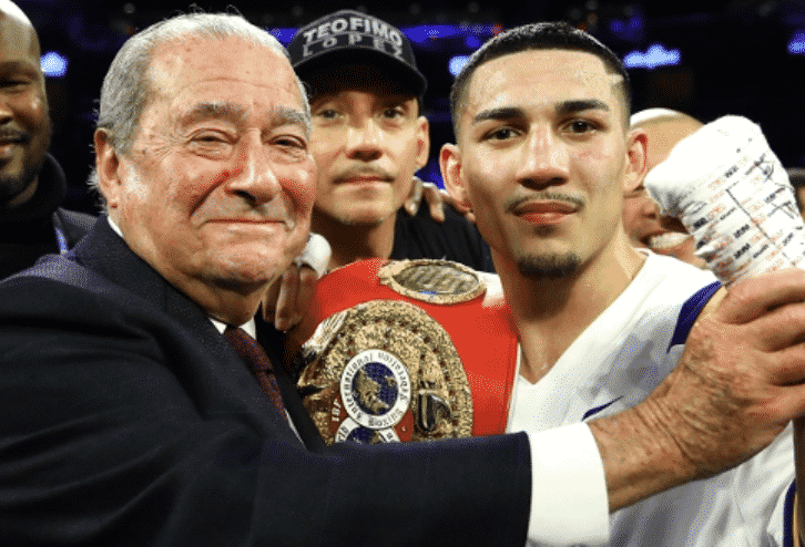 Teofimo Lopez &Bob Arum