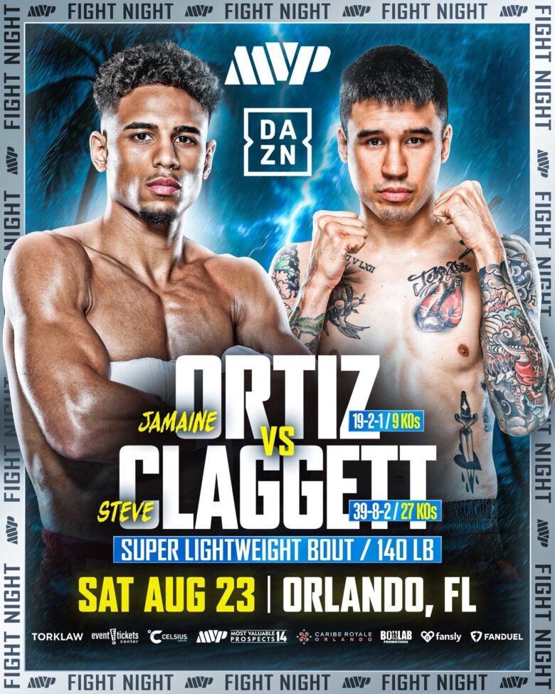 Jamaine Ortiz vs Steve Claggett