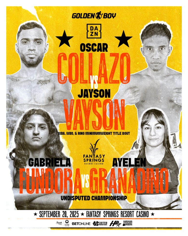 Oscar Collazo vs. Jayson Vayson