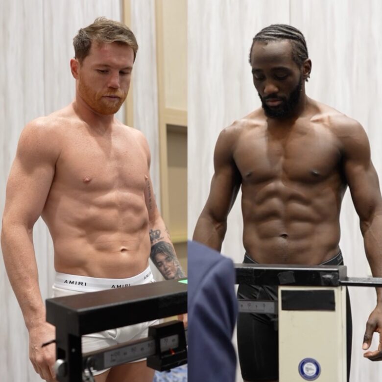 Canelo Alvarez vs. Terence Crawford Official Weigh-In
