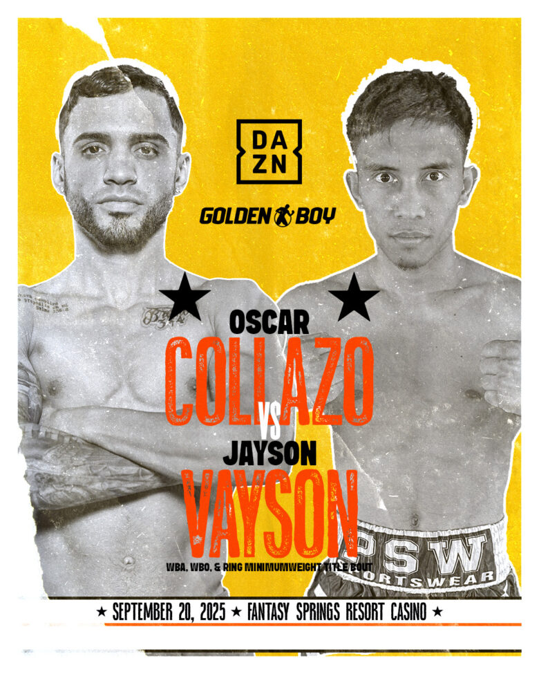 Oscar Collazo vs. Jayson Vayson