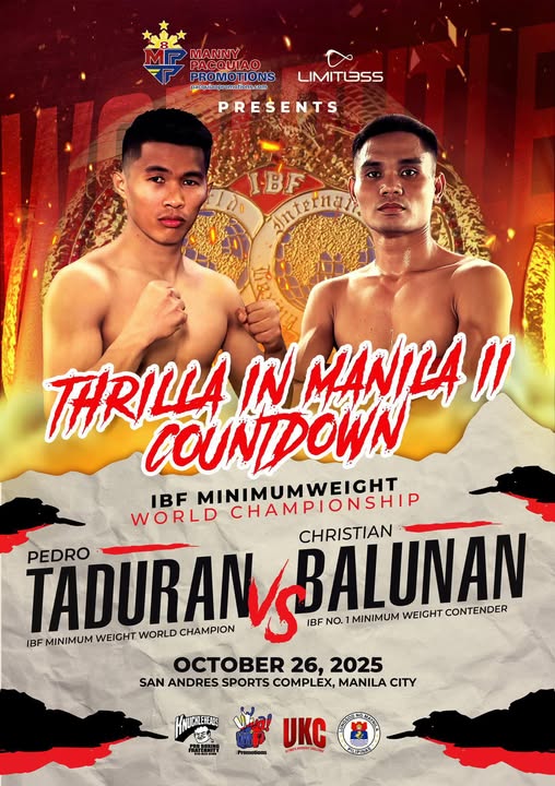 Pedro Taduran vs. Christian Balunan