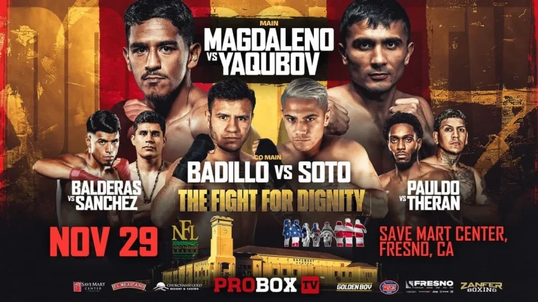 Jessie Magdaleno vs. Muhammad Yaqubov