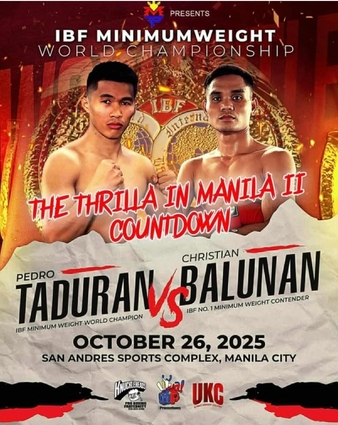 Pedro Taduran vs. Christian Balunan