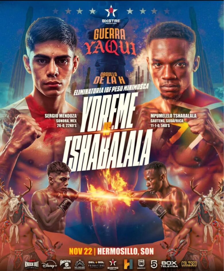 Sergio Mendoza Cordova vs. Mpumelelo Tshabalala