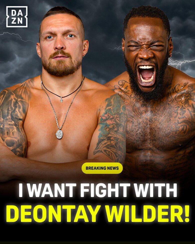 Oleksandr Usyk vs Deontay Wilder