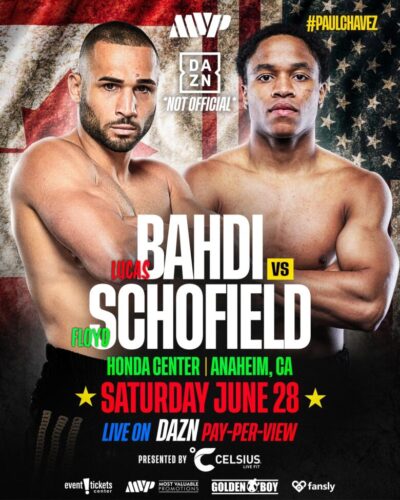 Floyd Schofield vs. Lucas Bahdi