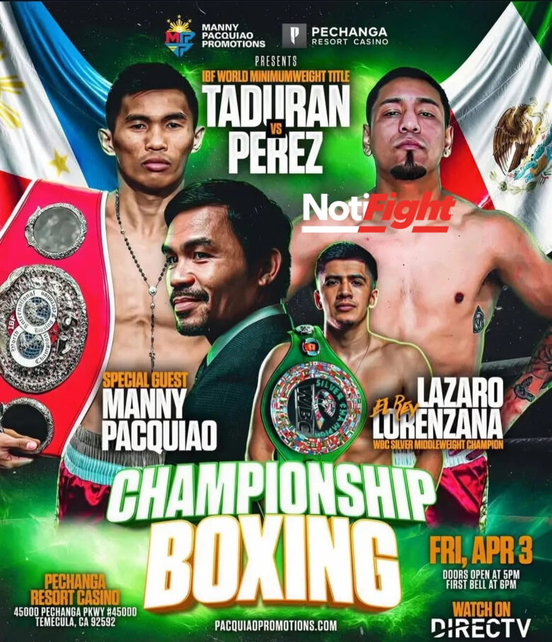 Pedro Taduran vs. Gustavo Perez
