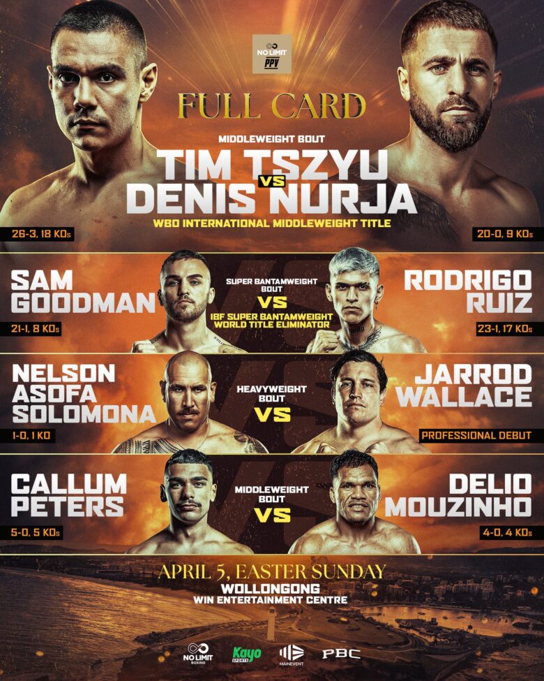 Tim Tszyu vs. Denis Nurja