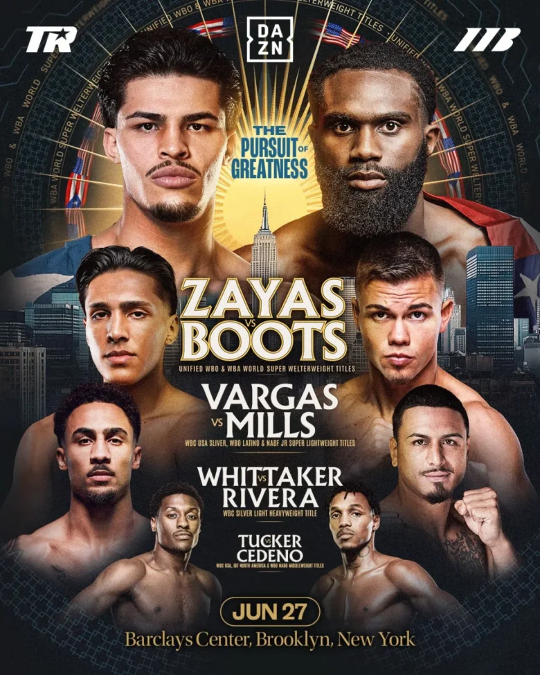 Zayas vs Boots undercard