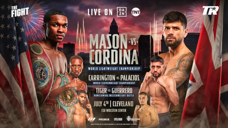 Bruce Carrington vs. Rene Palacios Abdullah Mason vs. Joe Cordina
