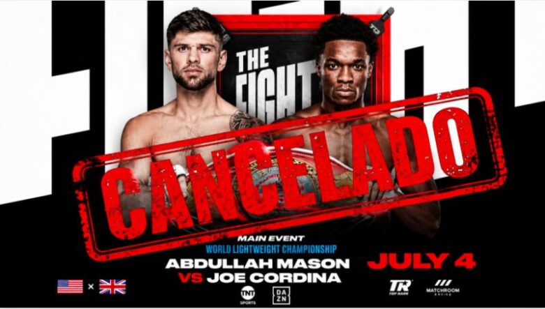 Abdullah Mason  vs. Joe Cordina