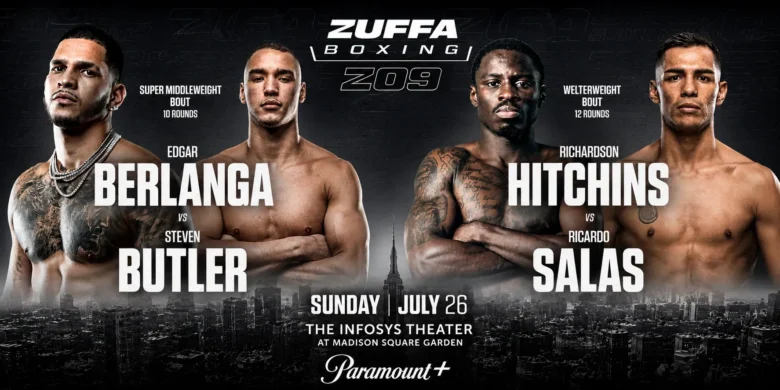 edgar berlanga vs steven butler richardson hitchins vs ricardosalas_poster