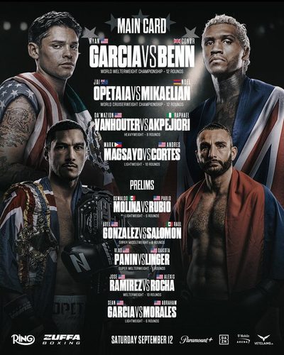 Ryan Garcia vs. Conor Benn